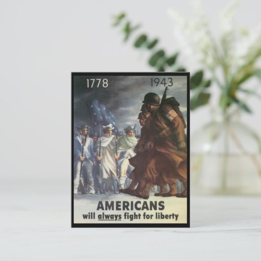 アメリカ人が第二次世界大戦と戦う2 ポストカード (スタンド正面)