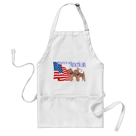 アメリカ人であることを誇りに思う スタンダードエプロン (正面)