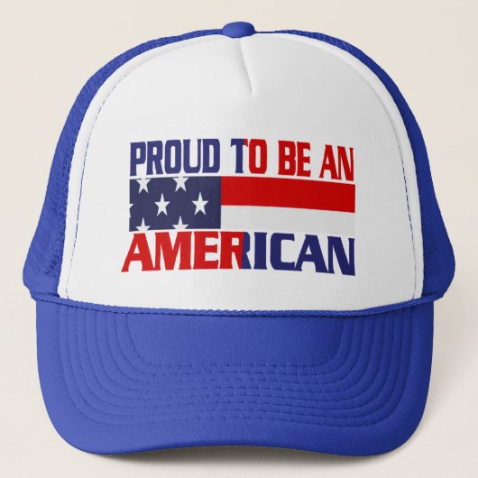 アメリカ人であることを誇りに思う - ハット (正面)