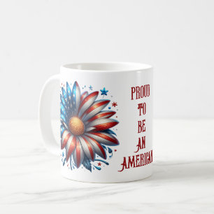 アメリカ人であることを誇りに思う - 7月4日 コーヒーマグ コーヒーマグカップ