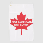 アメリカ人ではない、悪くないゴルフタオル ゴルフタオル (正面)
