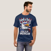 アメリカ人でよかった Tシャツ (正面フル)