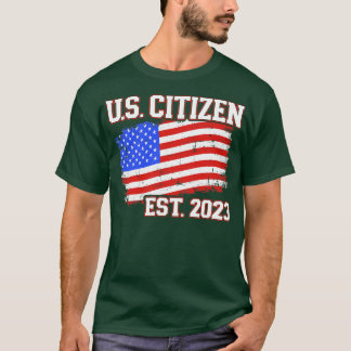 アメリカ人との市民権のための新しい米国市民2023 Tシャツ