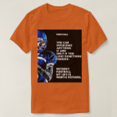 アメリカ人なら何でももし克服できもしる Tシャツ (デザイン正面)