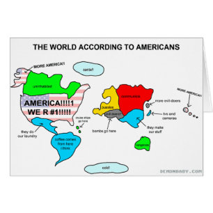 アメリカ人に従う世界