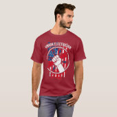 アメリカ人のためのユニオン電気技師の贈り物 Tシャツ (正面フル)