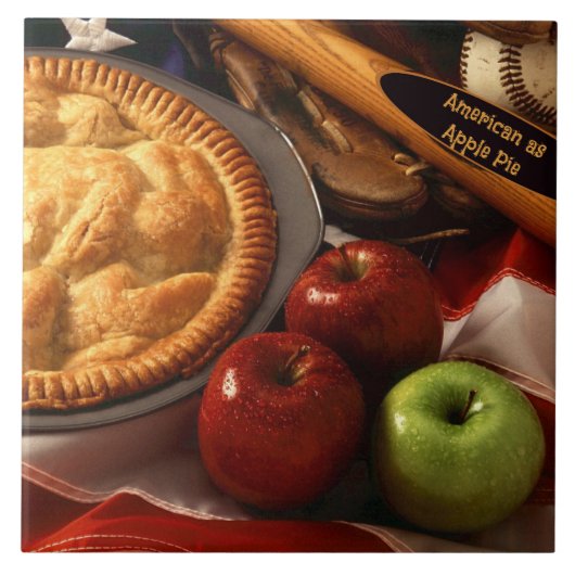 アメリカ人のアップルパイ タイル (正面)