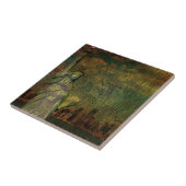 アメリカ人のニューヨークの地図の自由の女神 タイル (側面)