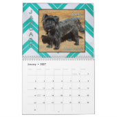 アメリカ人のブリュッセルGriffonの救助の同盟のカレンダー カレンダー (1月 2027)