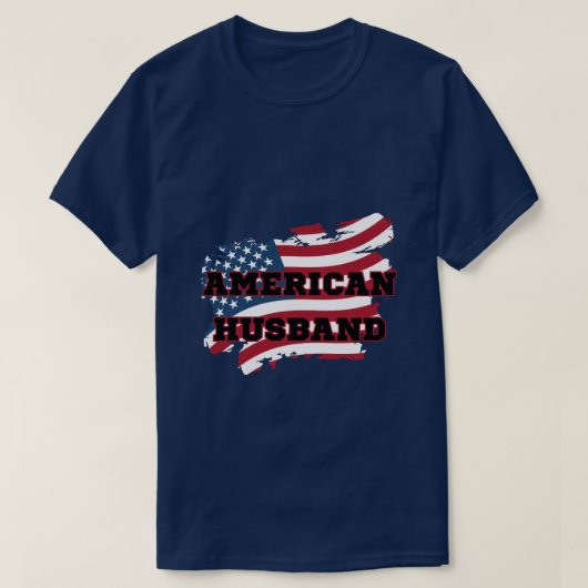 アメリカ人の夫 Tシャツ (デザイン正面)