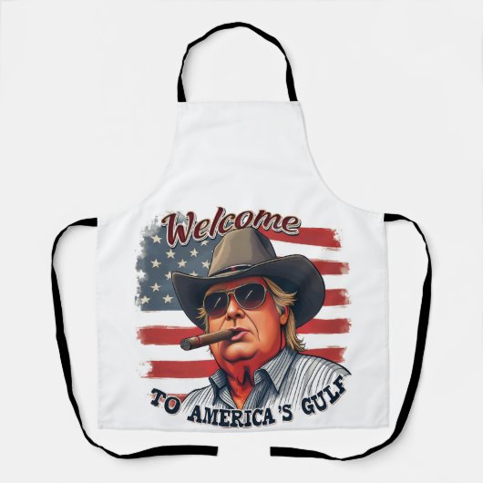 アメリカ人の湾岸アメリカ人トランプへの自由 エプロン (正面)