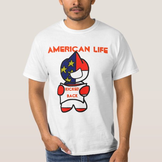アメリカ人の生活 Tシャツ (正面)