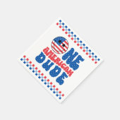 アメリカ人の男で7月1日の4日の誕生日 スタンダードカクテルナプキン (角)