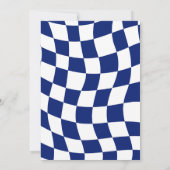 アメリカ人の男の子7月の4th男の子の最初の誕生日 招待状 (裏面)