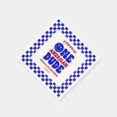 アメリカ人の男の子7月1日の誕生日パーティー スタンダードカクテルナプキン (角)