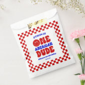 アメリカ人の男の子7月1日の誕生日パーティー フェイバーバッグ (封をした状態)