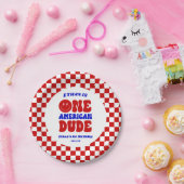 アメリカ人の男の子7月1日の誕生日パーティー ペーパープレート (パーティー)
