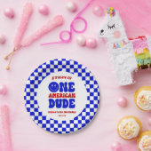 アメリカ人の男の子7月1日の誕生日パーティー ペーパープレート (パーティー)