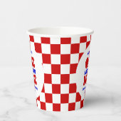 アメリカ人の男の子7月1日の誕生日パーティー 紙コップ (左)