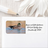 アメリカ人の男性ウィゲオン ラベル (インサイチュ)