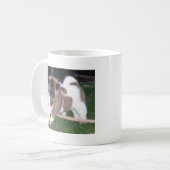 アメリカ人の秋田の小犬 コーヒーマグカップ (正面左)