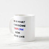 アメリカ人の素晴らし母親 コーヒーマグカップ (正面左)