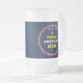 アメリカ人の自慢のママ 7月4日 フロストグラスビールジョッキ (正面右)