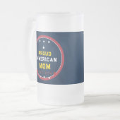 アメリカ人の自慢のママ 7月4日 フロストグラスビールジョッキ (正面左)
