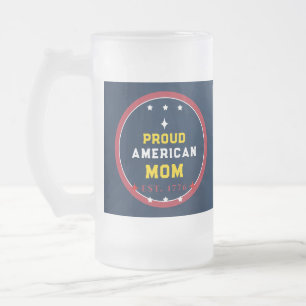アメリカ人の自慢のママ 7月4日 フロストグラスビールジョッキ