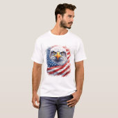 アメリカ人の誇りの鷲 Tシャツ (正面フル)