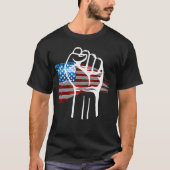 アメリカ人の誇り - 白 Tシャツ (正面)