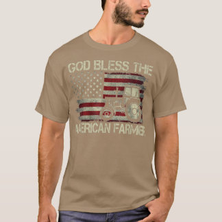 アメリカ人の農家Tシャツを祝福せよ Tシャツ