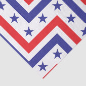 アメリカ人の7月赤い白人および青の4日のパーティー 薄葉紙 (詳細)