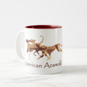 アメリカ人のAzawakh連合 ツートーンマグカップ (正面左)
