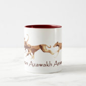 アメリカ人のAzawakh連合 ツートーンマグカップ (中央)
