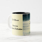 アメリカ人のBullのアメリカヘラジカ ツートーンマグカップ (正面左)