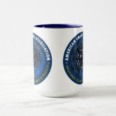 アメリカ人のEmpath連合の公式の大きいマグ マグカップ (中央)