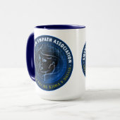 アメリカ人のEmpath連合の公式の大きいマグ マグカップ (正面左)