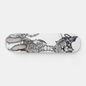 アメリカ人のMcGee刺激を受けたなChesire猫のスケートボード スケートボード (横)