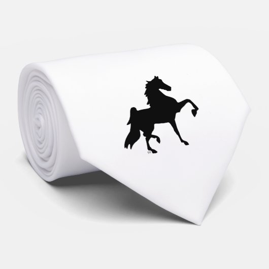 アメリカ人のSaddlebredの馬 ネクタイ (ロール)