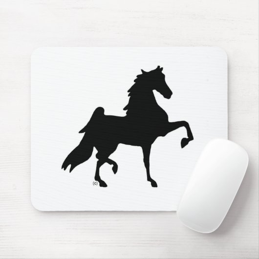 アメリカ人のSaddlebredの馬 マウスパッド (マウス)