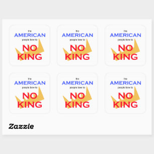 アメリカ人はどんな王にも頭を下げない スクエアシール