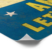 アメリカ人はみな勝利のために戦おう ポスター (角)