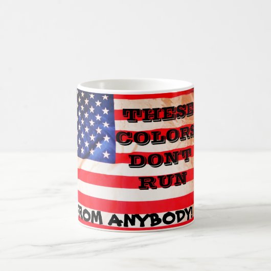 アメリカ人は勇敢だ コーヒーマグカップ (中央)