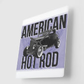 アメリカ人は改造しました。 青い版柱時計 スクエア壁時計 (傾斜)