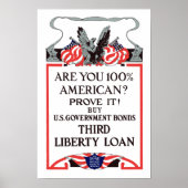 アメリカ人は100%?買債 ポスター (正面)