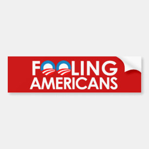アメリカ人をだますこと バンパーステッカー