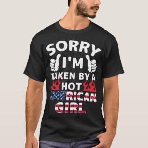アメリカ人ガールフレンドからのボーイフレンドの贈り物 Tシャツ