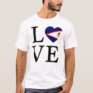 アメリカ人サモアへの愛 Tシャツ