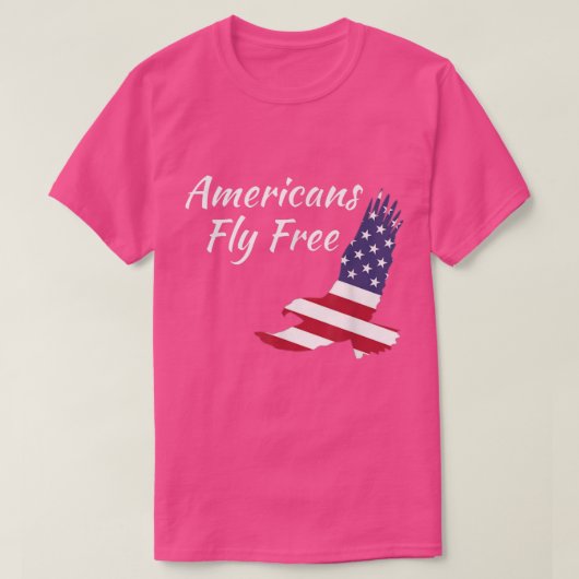 アメリカ人フリーイーグルBald Eagle Freedom Tee Tシャツ (デザイン正面)